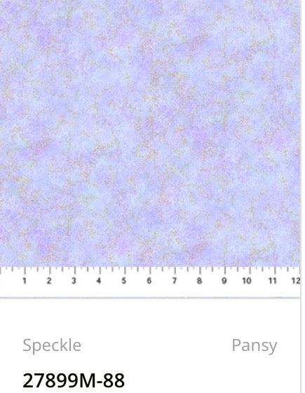 Northcott Shimmer Basics Speckle Pansy 27899M-88
