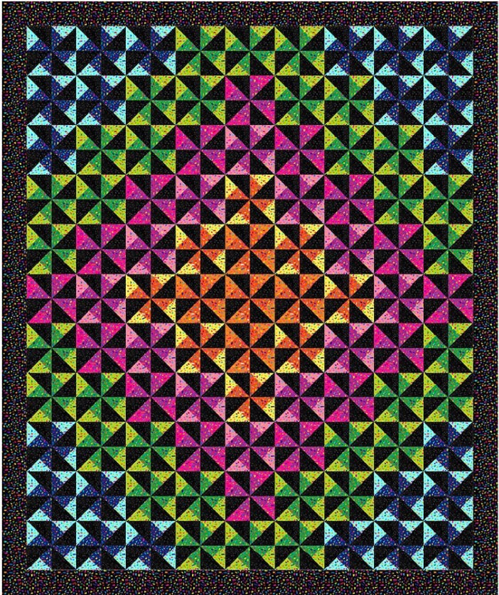 Blooming Quilt Kit 60” x 72”