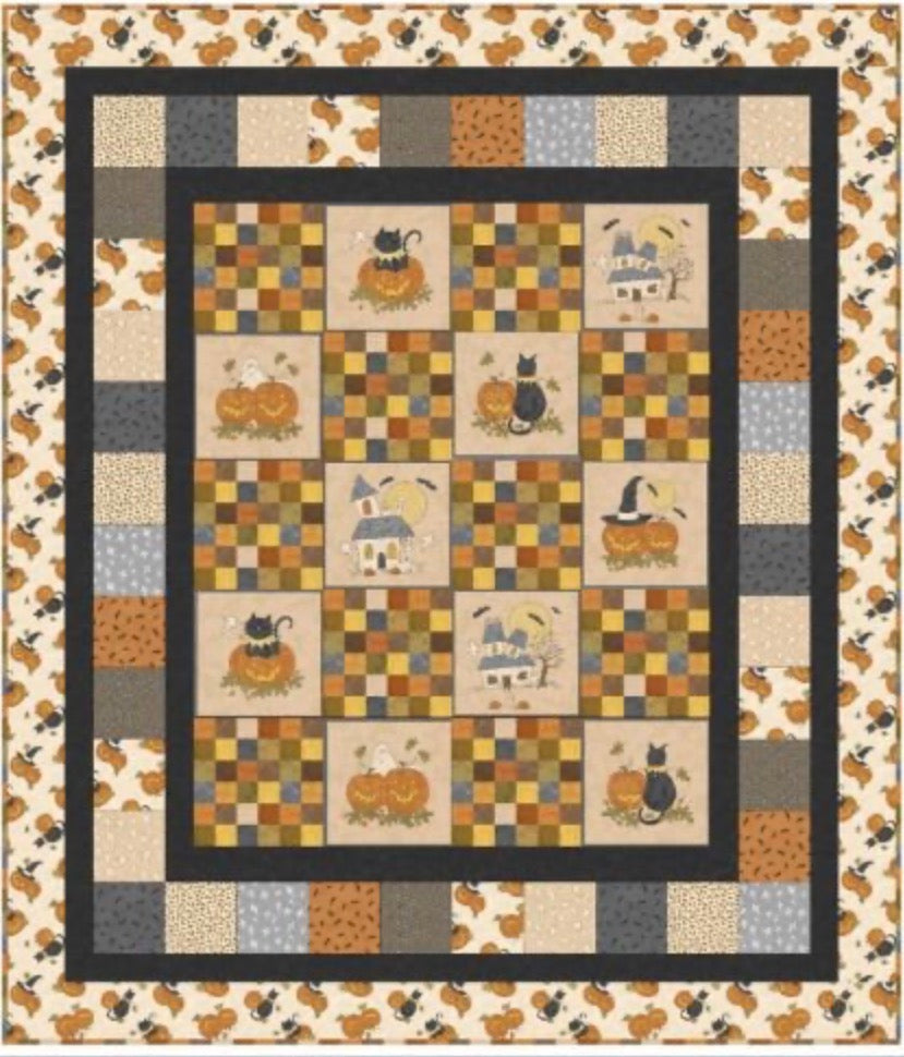 Spooky Squares Quilt Kit 63 1/2” x 73 1/2”