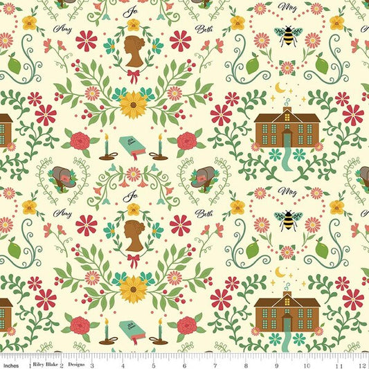 Riley Blake Designs Orchard House by Heather Peterson 17721-Cream