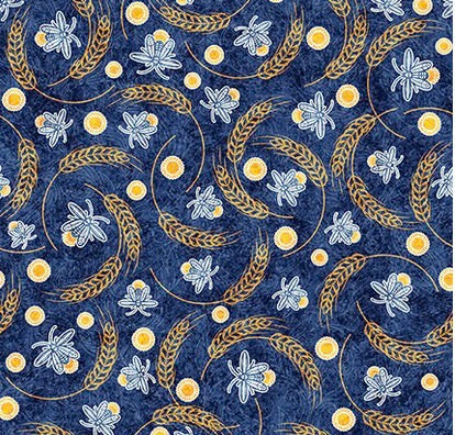 Indiana Shop Hop 2026 Fireflies Navy 2600-32030-N
