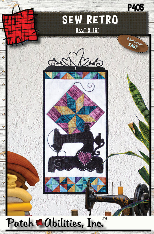 Patch Abilities, Inc. Sew Retro Pattern 8 1/2” x 16”