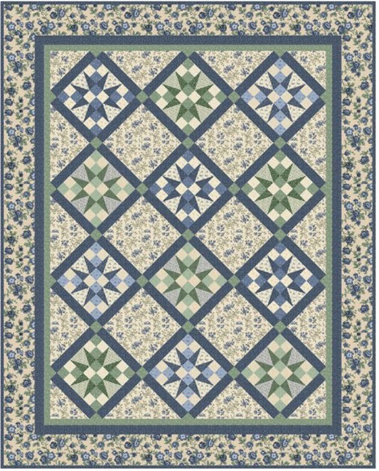 Grace’s Garden Quilt by Carrie Quinn Featuring Grace Elizabeth Fabrics by Marcus Fabrics