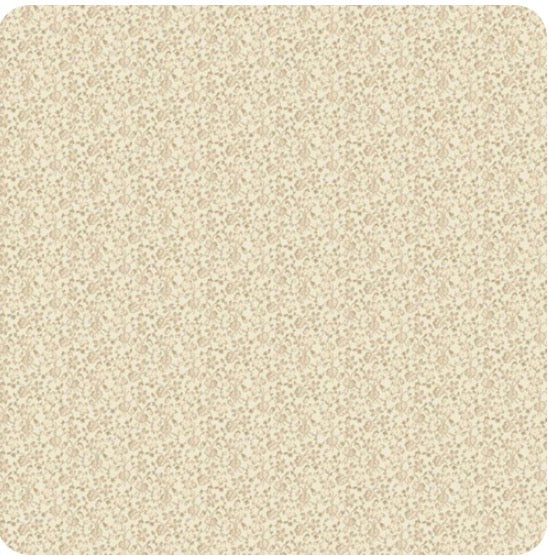 Marcus Fabrics Grace Elizabeth Collection by Carrie Quinn of Pieceful Gathering Quilt Shop, Petite Flowers R101688D Cream