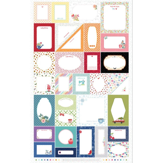 Stitched With Love Panel of Quilting Labels MAS11080-Z
