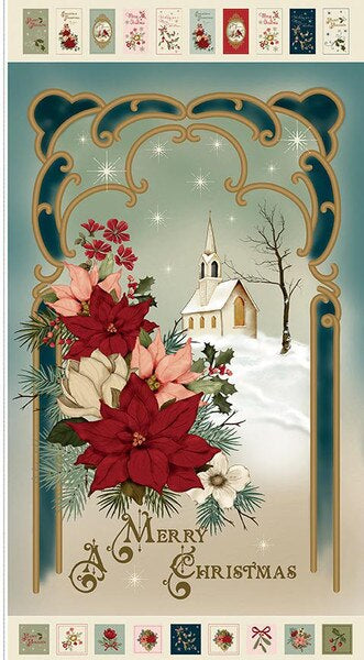 Christmas Greetings Panel 24” x 45”